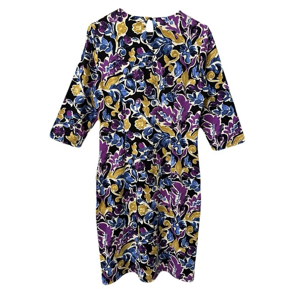 J McLaughlin Womens Medium Catalina Cloth Floral Catalyst Mini Dress w Pockets - Picture 3 of 6
